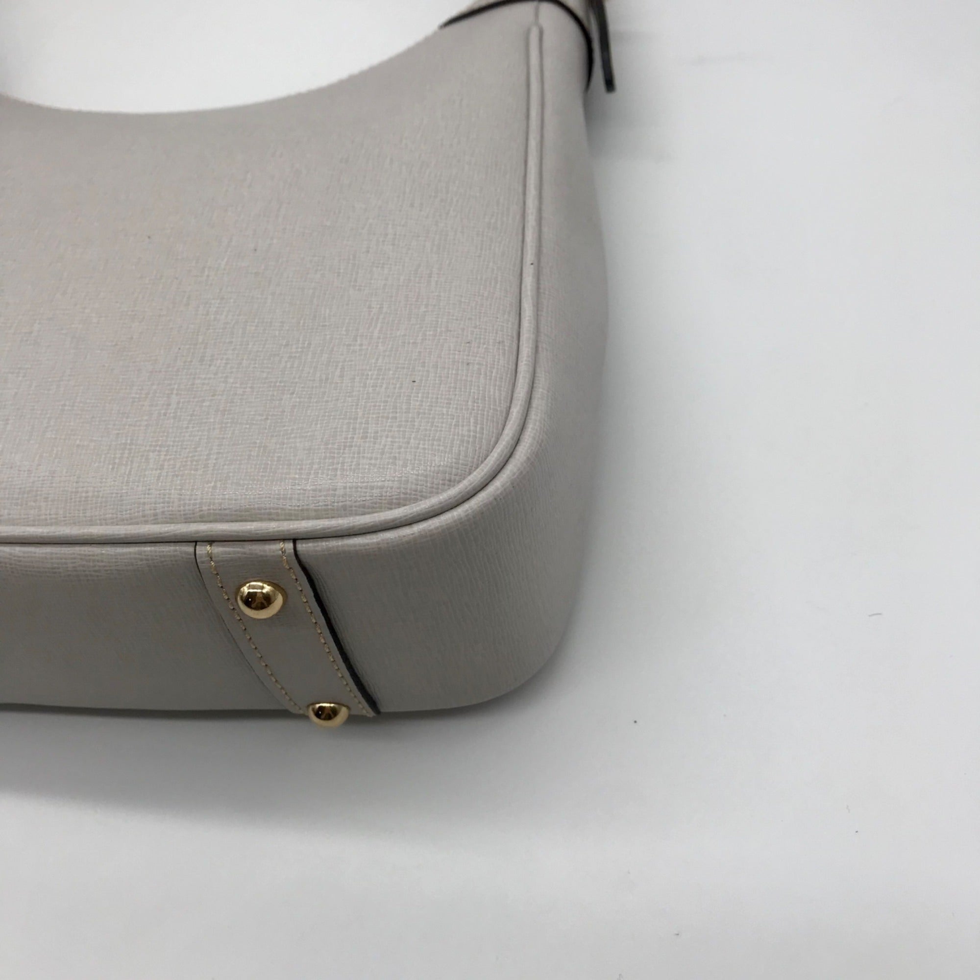 Dooney &amp; Bourke Grey Lucca Leather Large Shoulder Bag