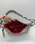 Dooney & Bourke Grey Lucca Leather Large Shoulder Bag