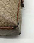 Celine Vintage Olive Green Coated Canvas Macadam Briefcase