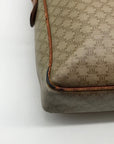 Celine Vintage Olive Green Coated Canvas Macadam Briefcase