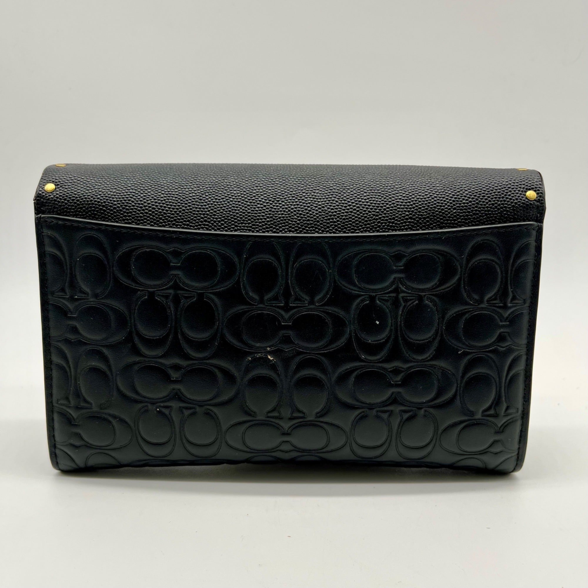 Coach Black Marlow 66610 Clutch Bag