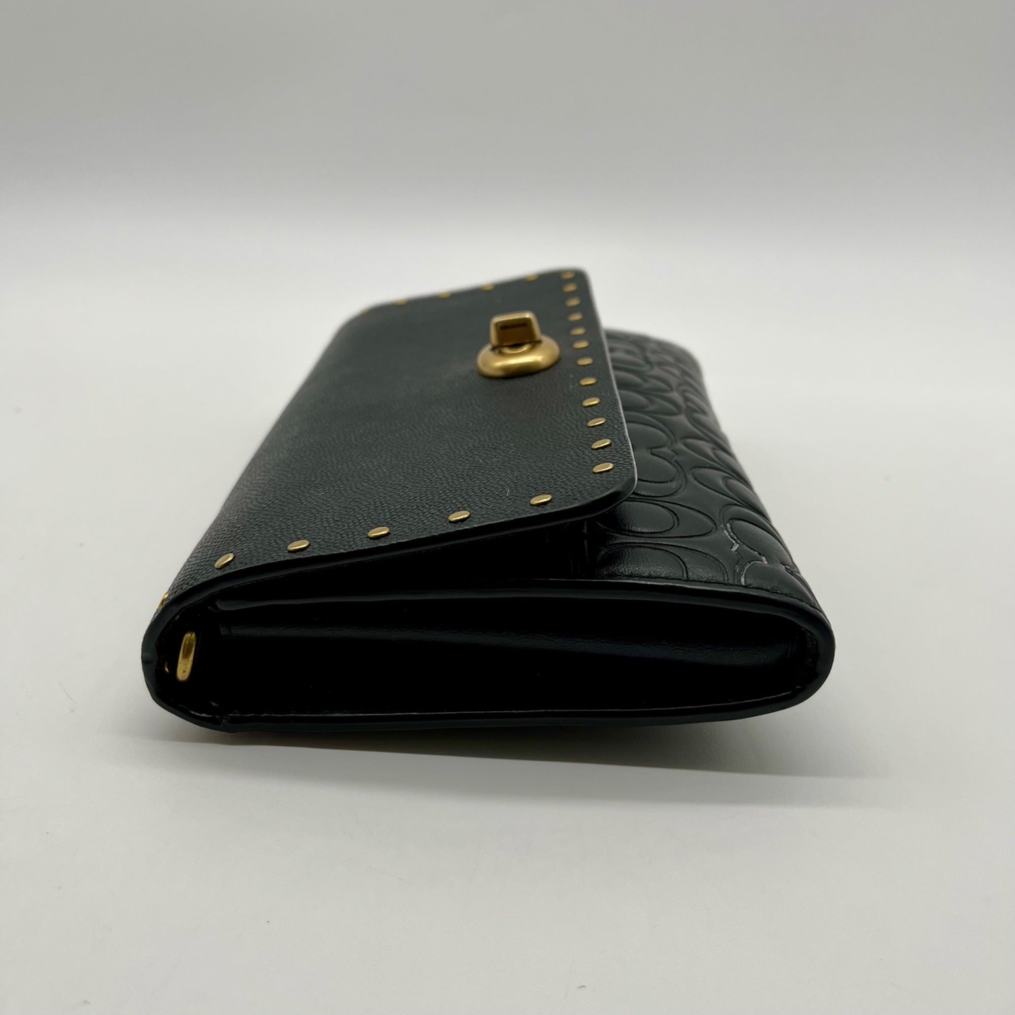 Coach Black Marlow 66610 Clutch Bag