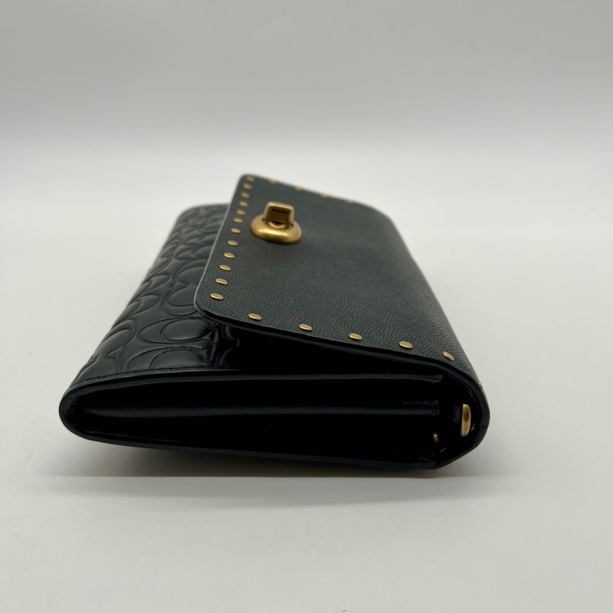 Coach Black Marlow 66610 Clutch Bag