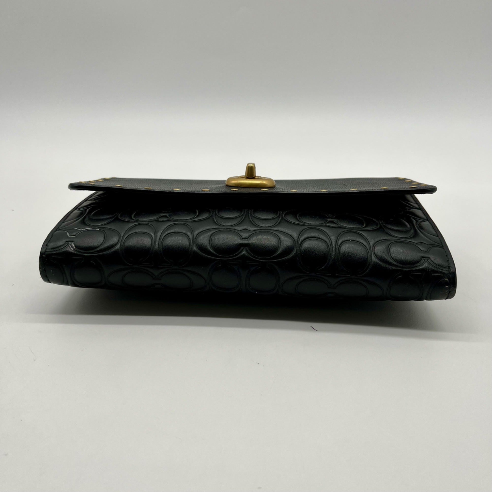 Coach Black Marlow 66610 Clutch Bag