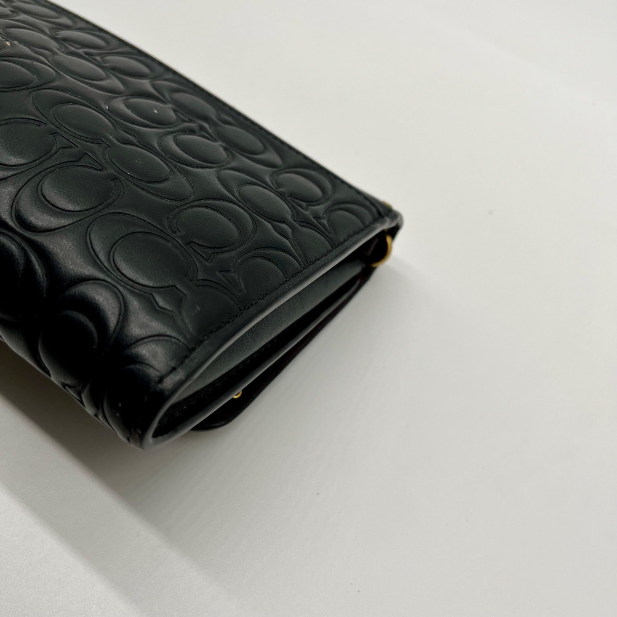 Coach Black Marlow 66610 Clutch Bag