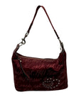 Coach Purple Poppy Lurex Signature F17472 Hobo Bag