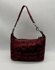 Coach Purple Poppy Lurex Signature F17472 Hobo Bag