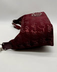 Coach Purple Poppy Lurex Signature F17472 Hobo Bag