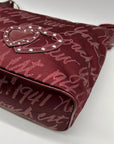 Coach Purple Poppy Lurex Signature F17472 Hobo Bag
