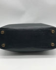 Michael Kors Black Pebbled Leather Florence Convertible Satchel