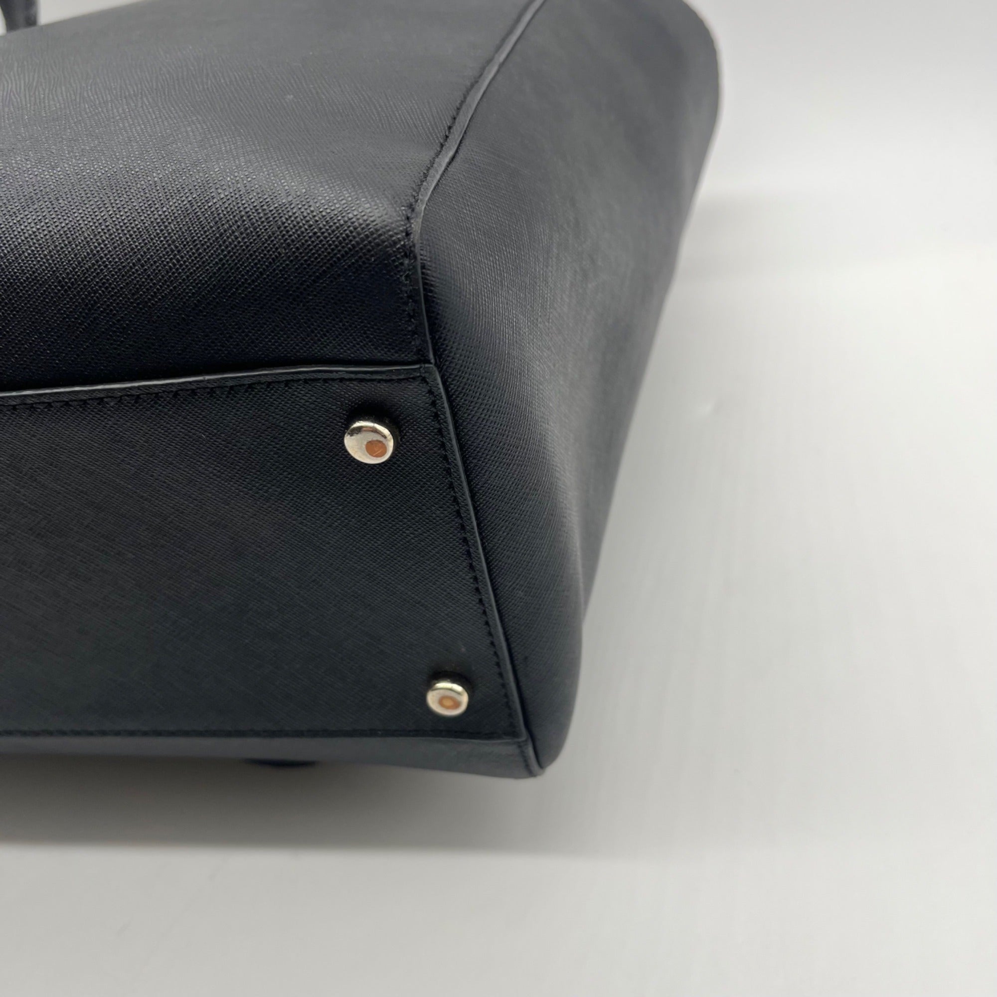 Kate Spade Black Leather Tote Bag