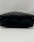 Kate Spade Black Leather Astor Court Elena Quilted Shoulder Bag