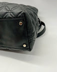 Kate Spade Black Leather Astor Court Elena Quilted Shoulder Bag
