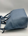 Nine West Baby Blue Faux leather Satchel Bag