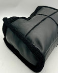 Like Dreams Black Everyday Faux Leather Sherpa Tote Bag