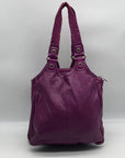 Marc Jacobs Purple Leather Totally Turnlock Teri Tote Bag