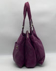 Marc Jacobs Purple Leather Totally Turnlock Teri Tote Bag