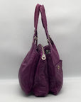 Marc Jacobs Purple Leather Totally Turnlock Teri Tote Bag