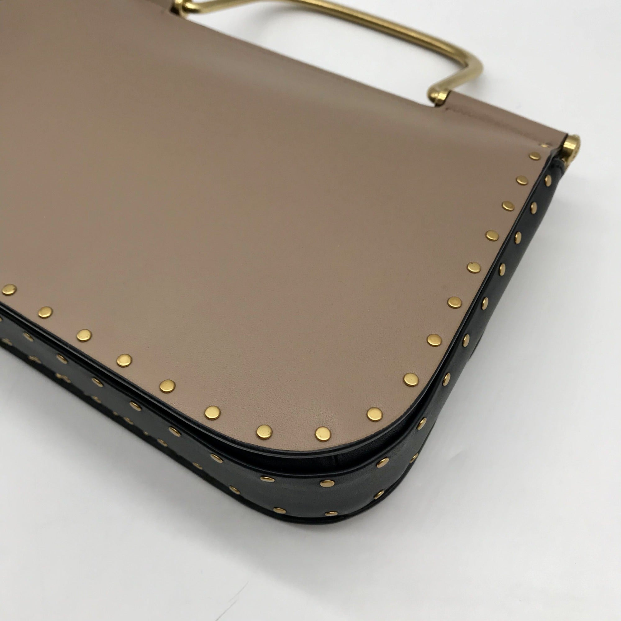 Coach Taupe  Glovetanned Leather Ellie Crossbody 76912