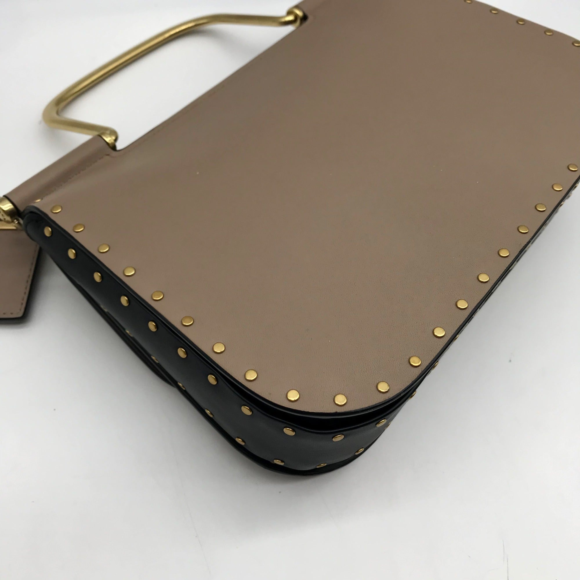 Coach Taupe  Glovetanned Leather Ellie Crossbody 76912