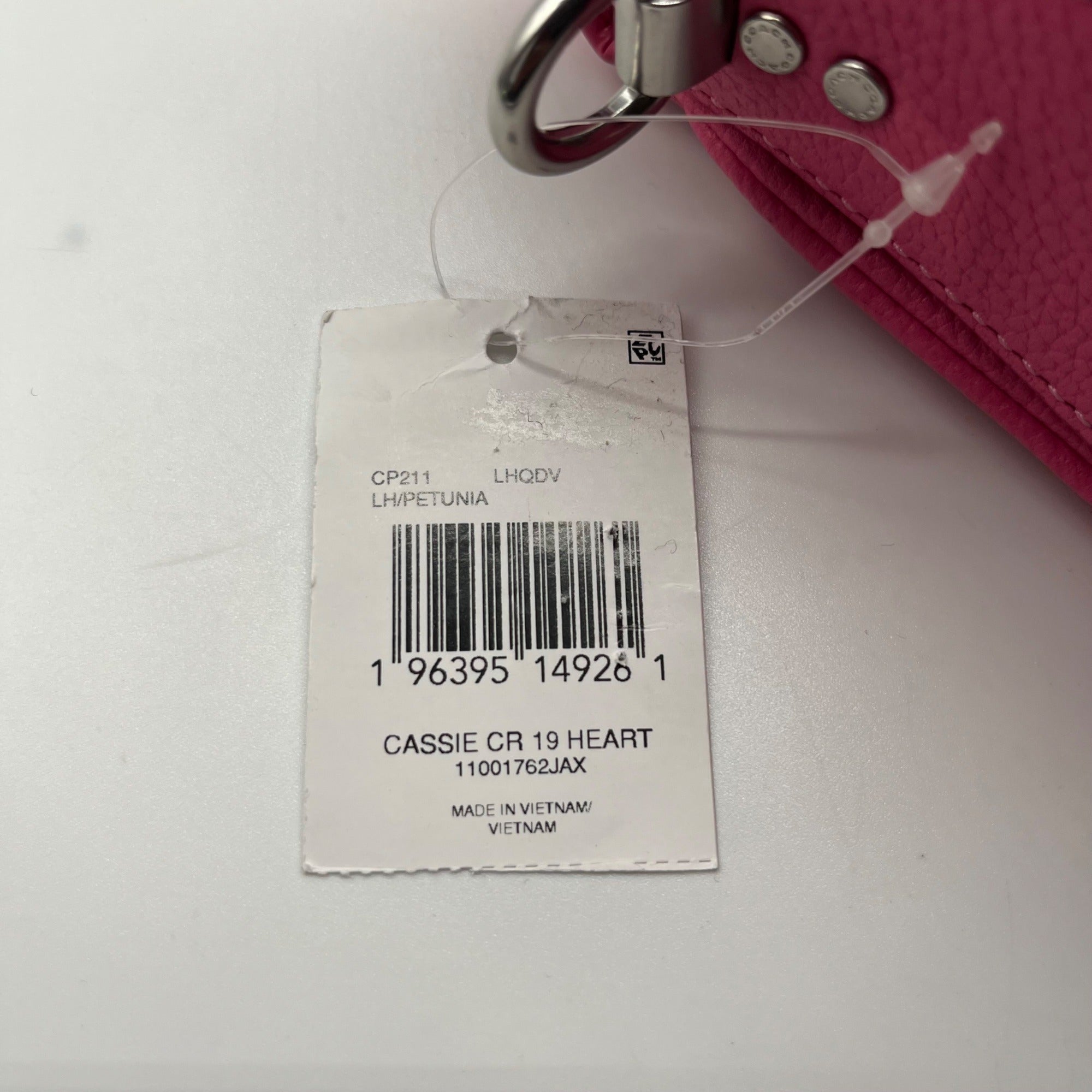 Coach Petunia Pebbled Leather Cassie Bag 19 Crossbody CP211