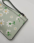 Kate Spade Blue Lucy Daisy Medium Wristlet