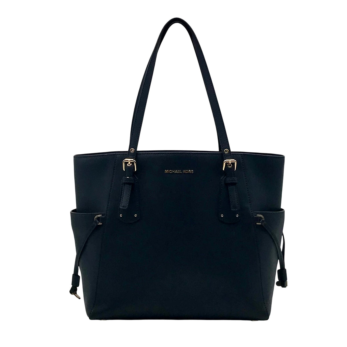 Michael Kors Dark Blue Saffiano Leather Tote Bag