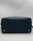 Michael Kors Dark Blue Saffiano Leather Tote Bag