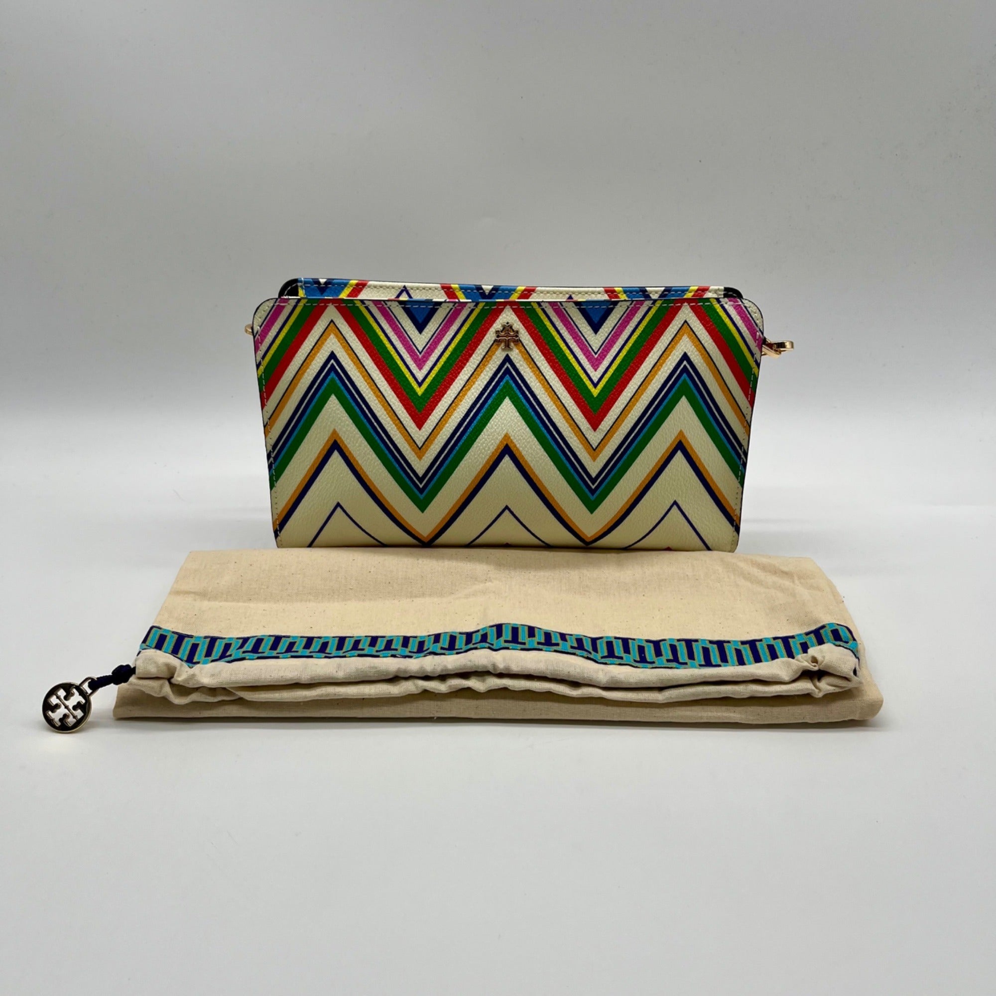 Tory Burch Beige Kerrington Wallet Crossbody