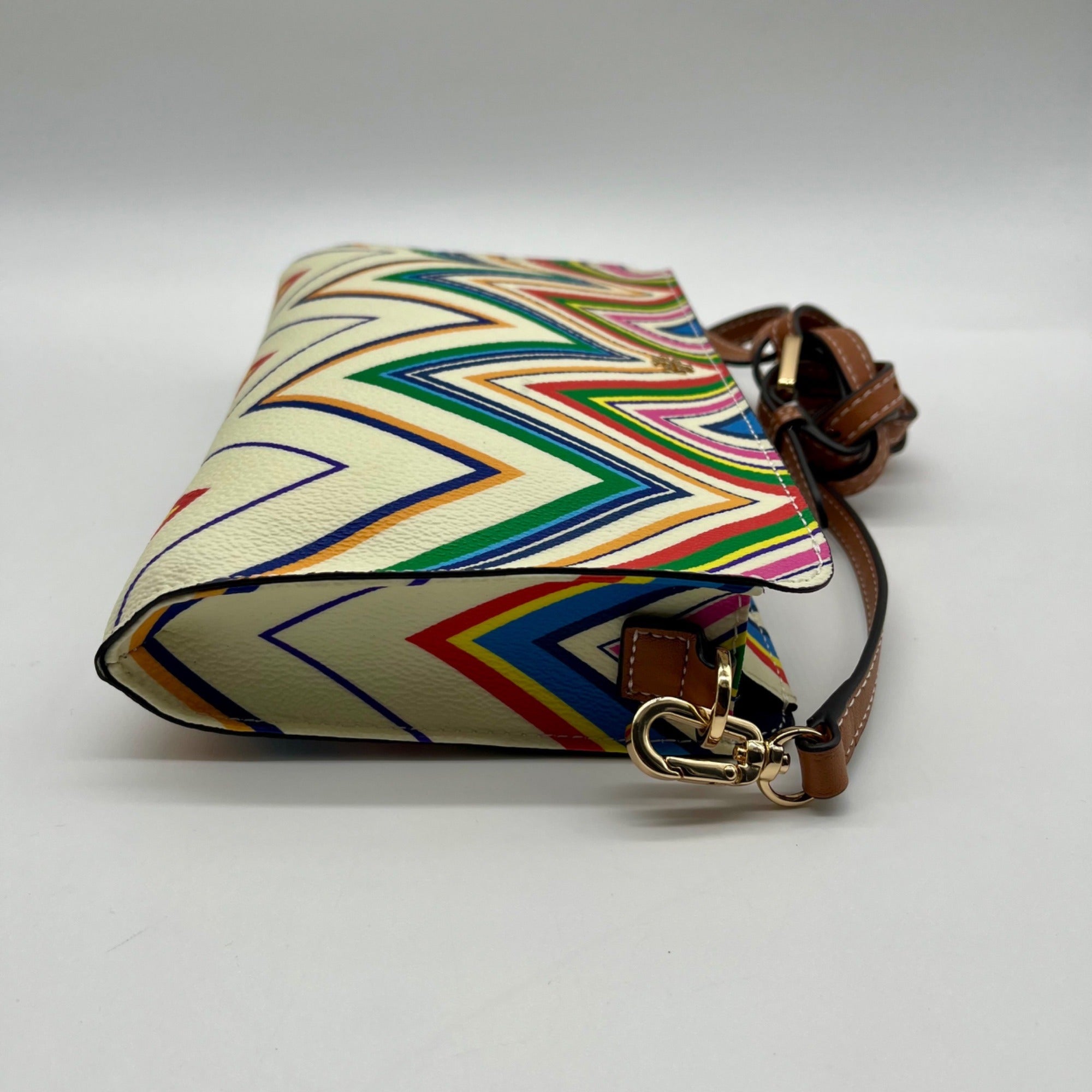 Tory Burch Beige Kerrington Wallet Crossbody
