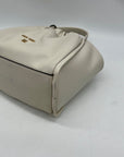 Nine West Beige Faux Leather Kenji Mini Tote Crossbody
