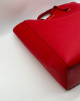 Michael Kors Red Vincent Large Saffiano Leather Tote Bag