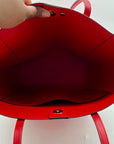 Michael Kors Red Vincent Large Saffiano Leather Tote Bag
