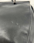 Coach Black Leather Satchel Tote Bag 9182