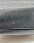 Coach Black Leather Satchel Tote Bag 9182