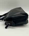 Coach Black Leather Satchel Tote Bag 9182