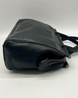 Coach Black Leather Satchel Tote Bag 9182