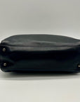 Coach Black Leather Satchel Tote Bag 9182