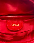 Gucci Red Smooth Leather Belt Bag