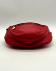 Gucci Red Smooth Leather Belt Bag
