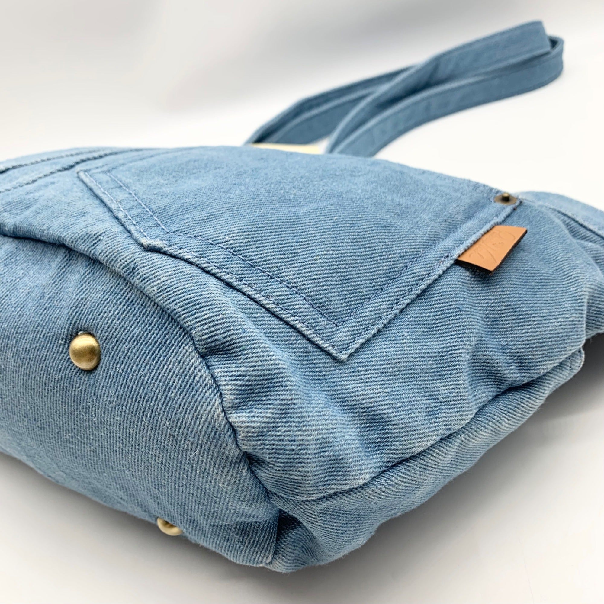 Patricia Nash Blue Marconia Small Denim Tote Bag