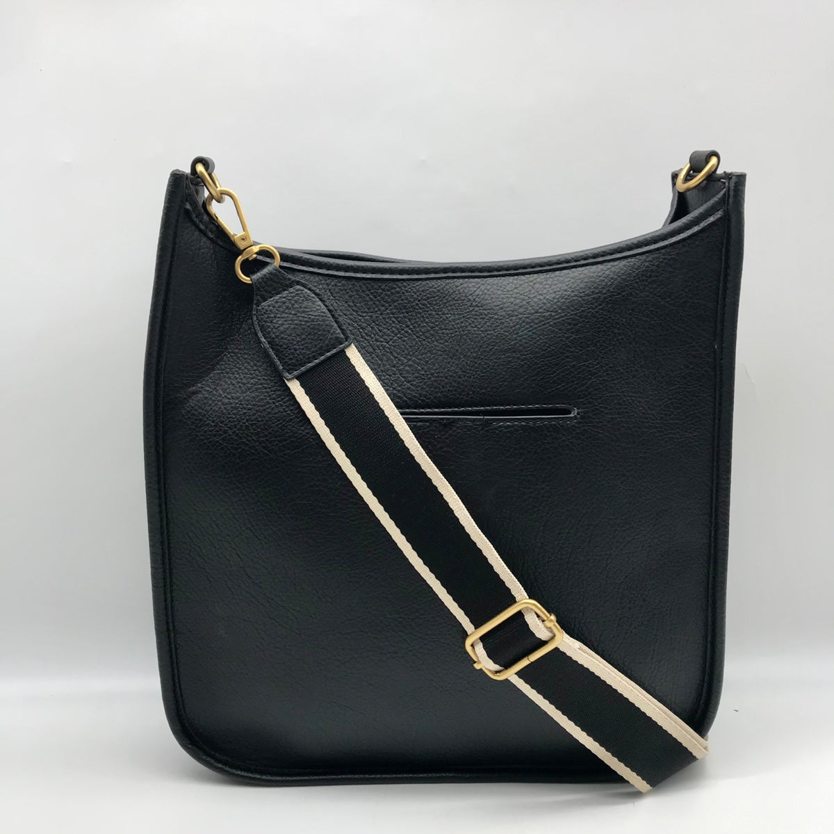 Style &amp; Co Black Medium Whipstitch Crossbody