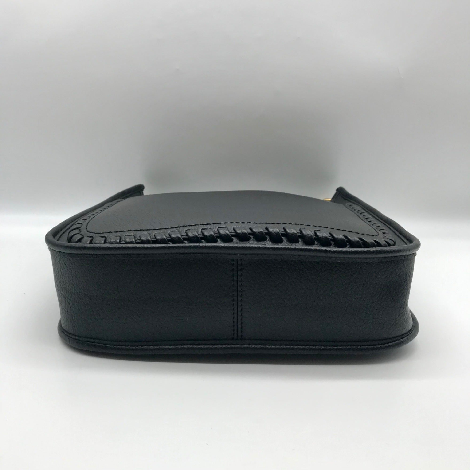Style &amp; Co Black Medium Whipstitch Crossbody