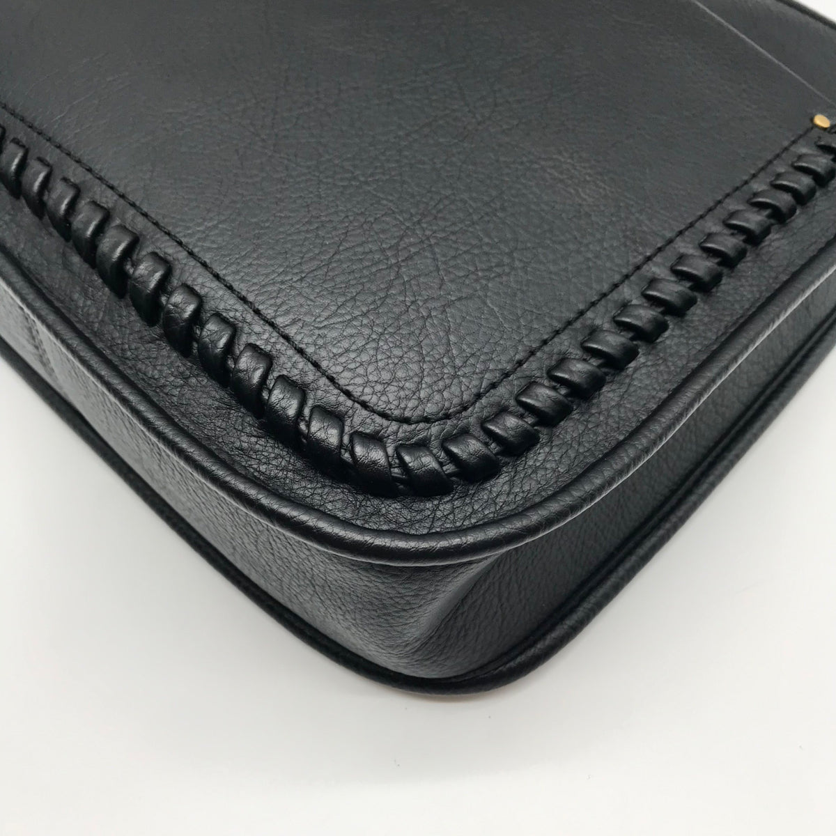 Style &amp; Co Black Medium Whipstitch Crossbody