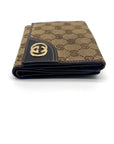 Gucci Monogram New Britt French Tri Fold Wallet