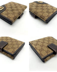 Gucci Monogram New Britt French Tri Fold Wallet