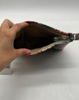 Brahmin Multicolor Croc Embossed Leather Lorelei Shoulder Bag