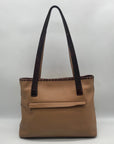 Brighton Tan & Brown Leather Shoulder Bag