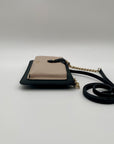 Kate Spade Taupe Crosshatched Leather Iphone Crossbody Bag