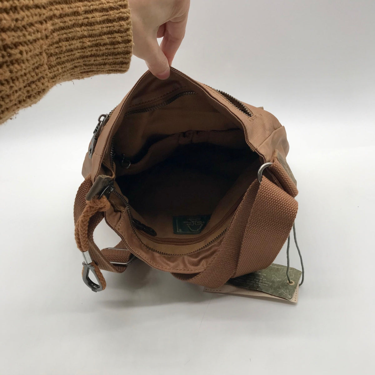 TSD Khaki Urban Light Crossbody Bag